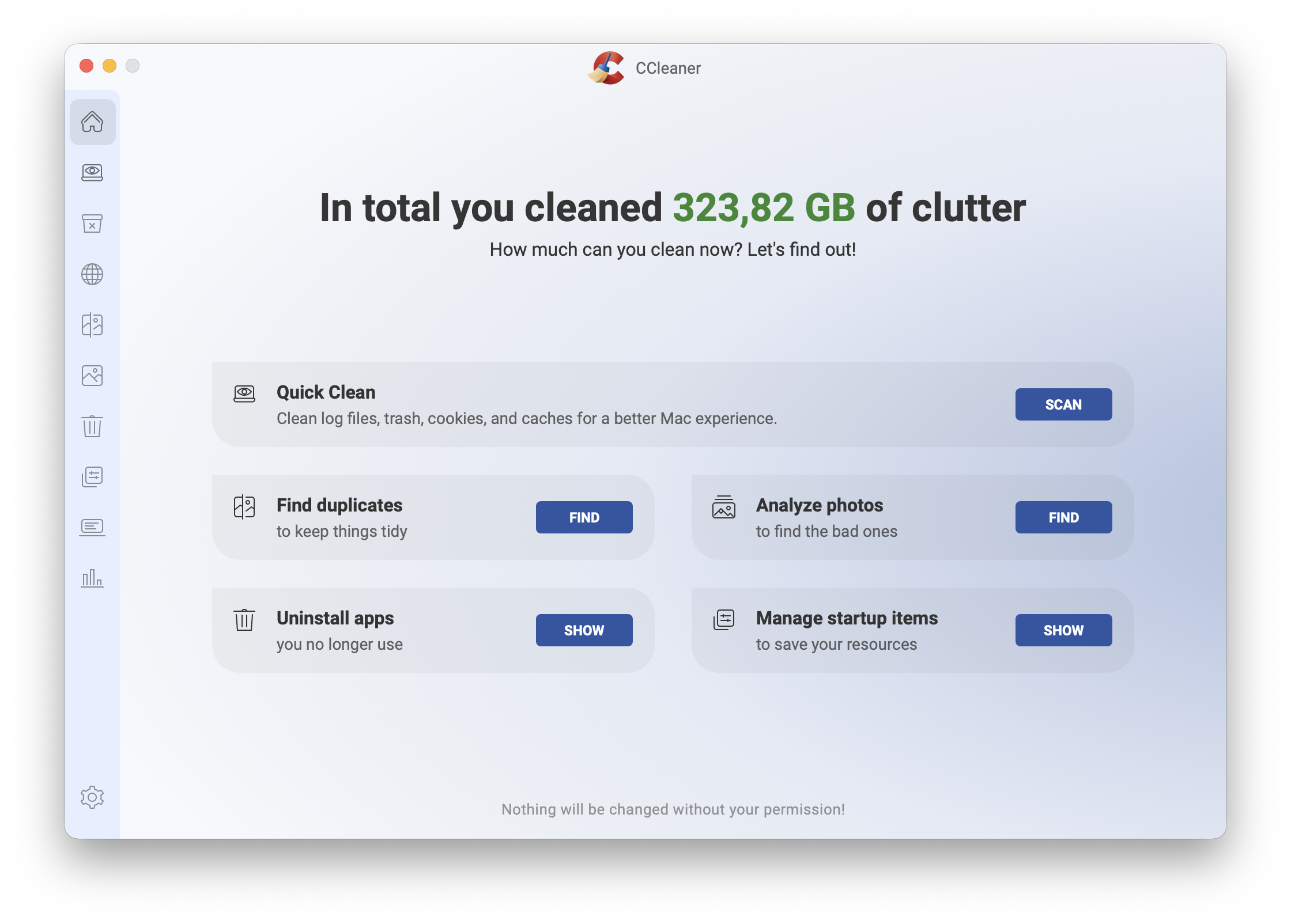 CCleaner — Desktop (Mac) screenshot 1